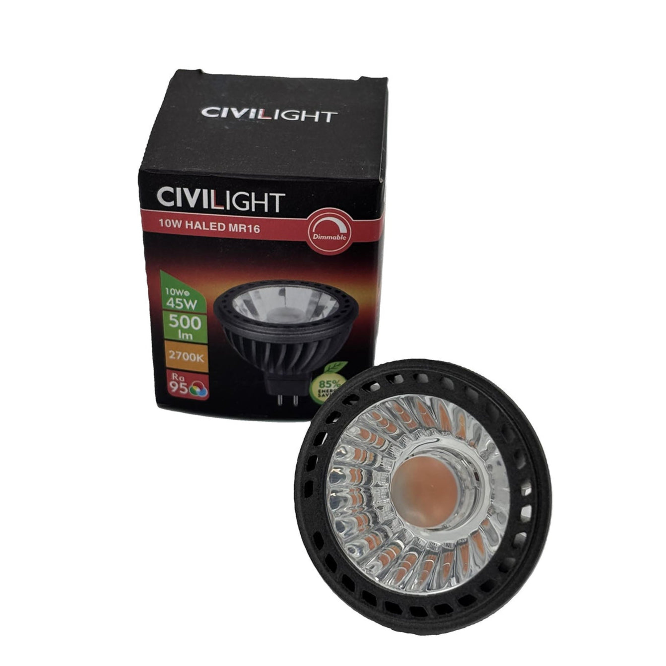 CIVILIGHT LED Leuchtmittel 10W HALED MR16