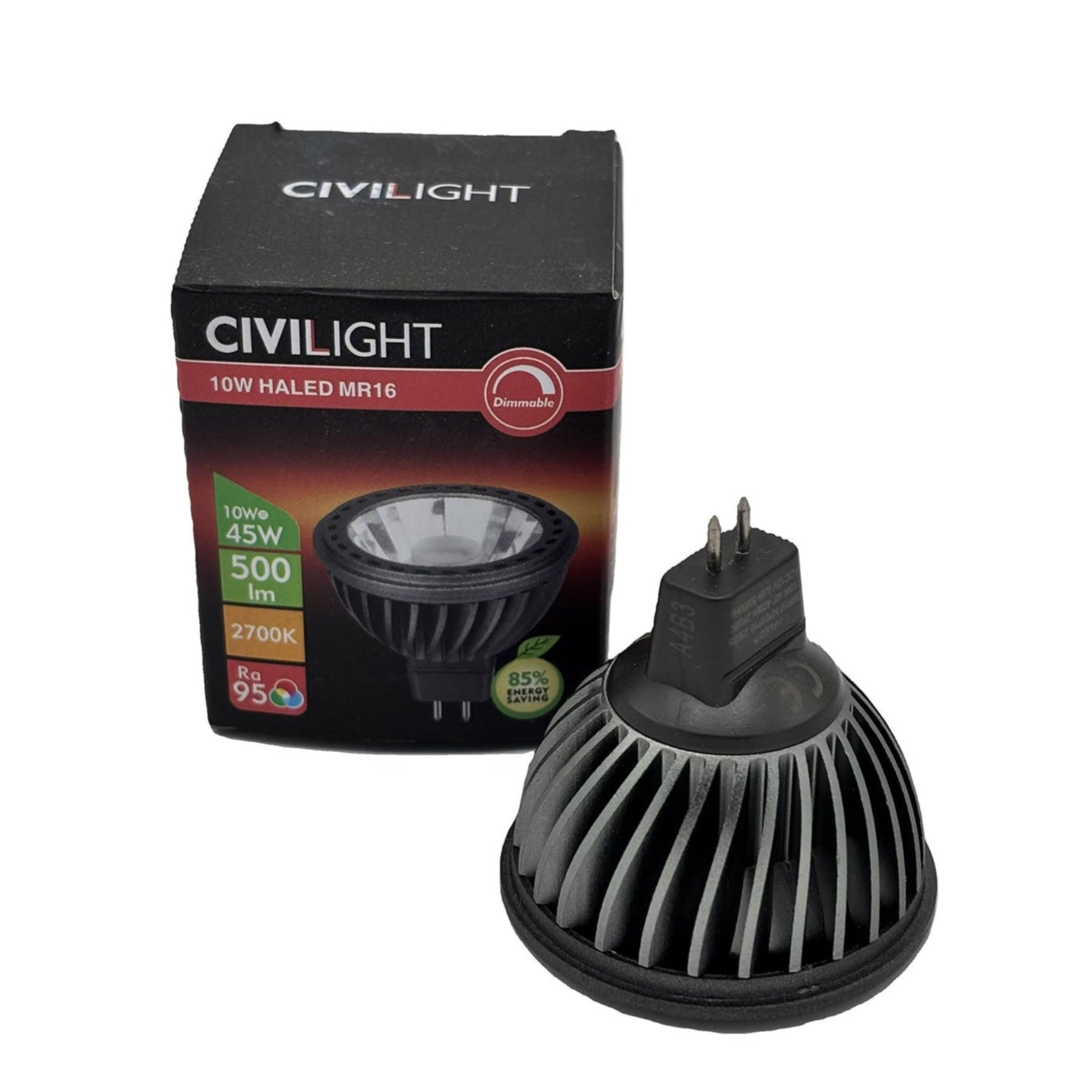 CIVILIGHT LED Leuchtmittel 10W HALED MR16