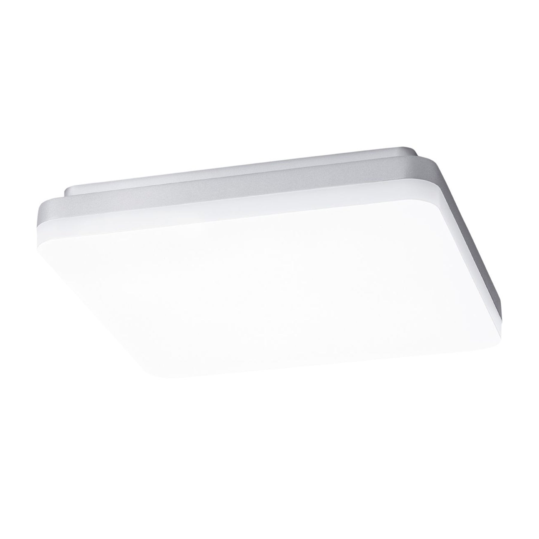 Sigor Aufbauleuchte SQUARE silber 210mm 4000K