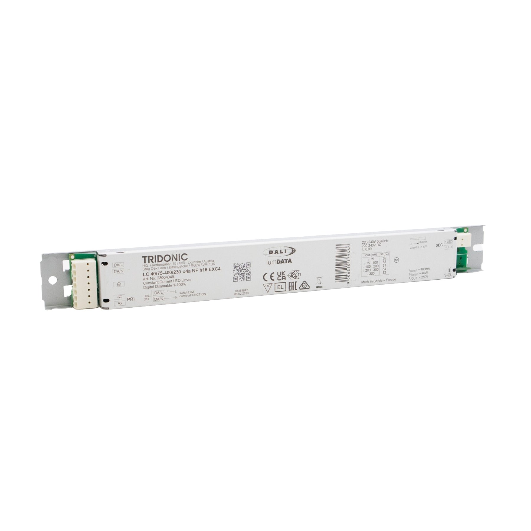 Tridonic Netzteil LC40/75-400/230 o4a NF h16 EXC4 Konstantstrom dimmbar