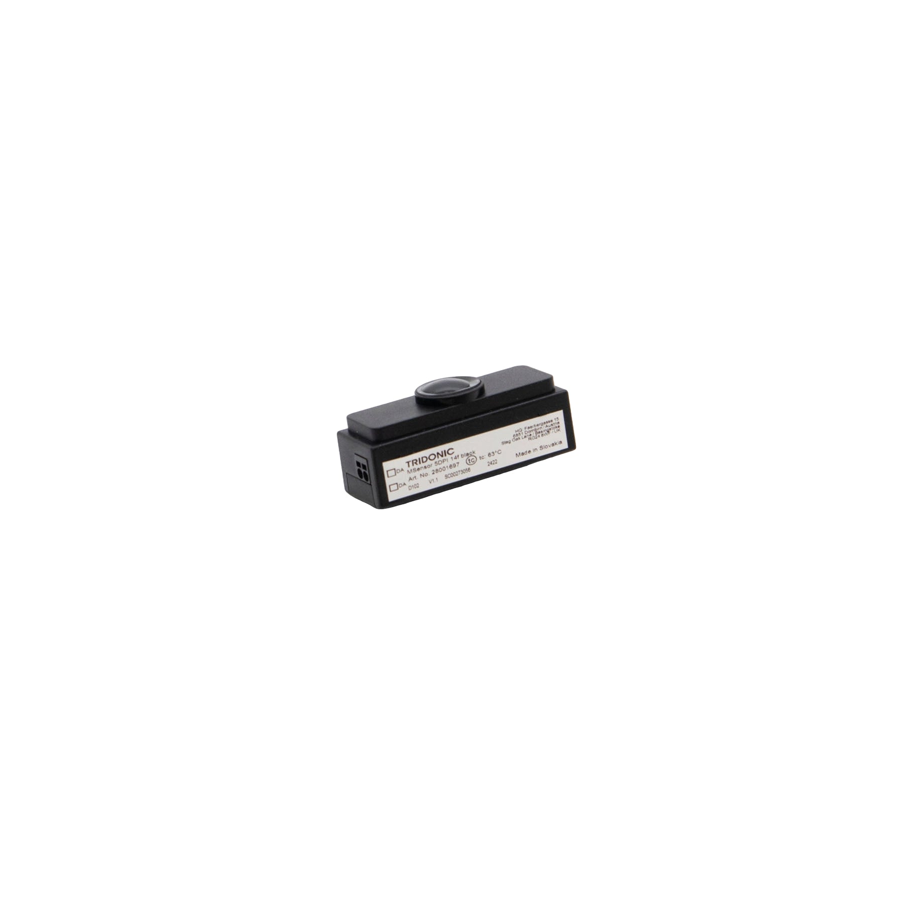 Tridonic DALI MSensor 5DPI 14f schwarz