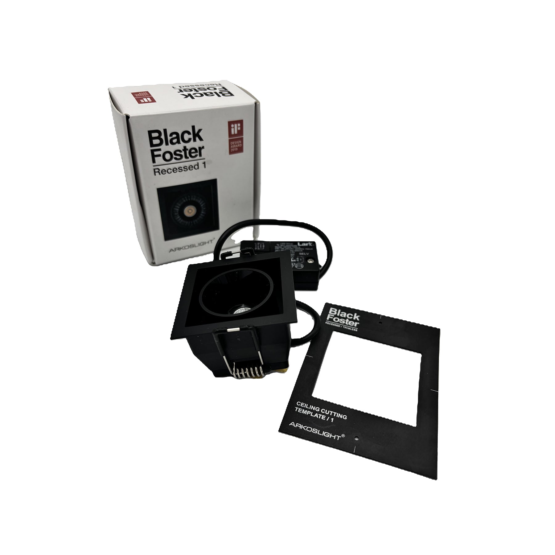 Arkos Einbauleuchte BLACK FOSTER RECESSED 1