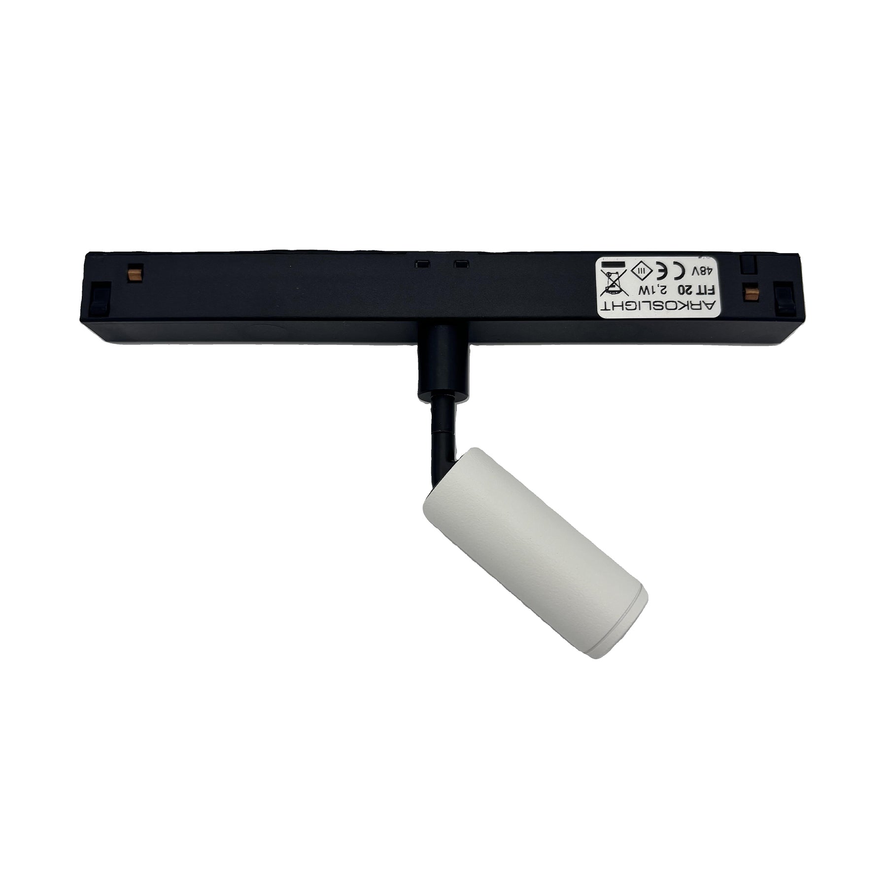 Arkos 48V LED-Schienenstrahler FIT20 weiß