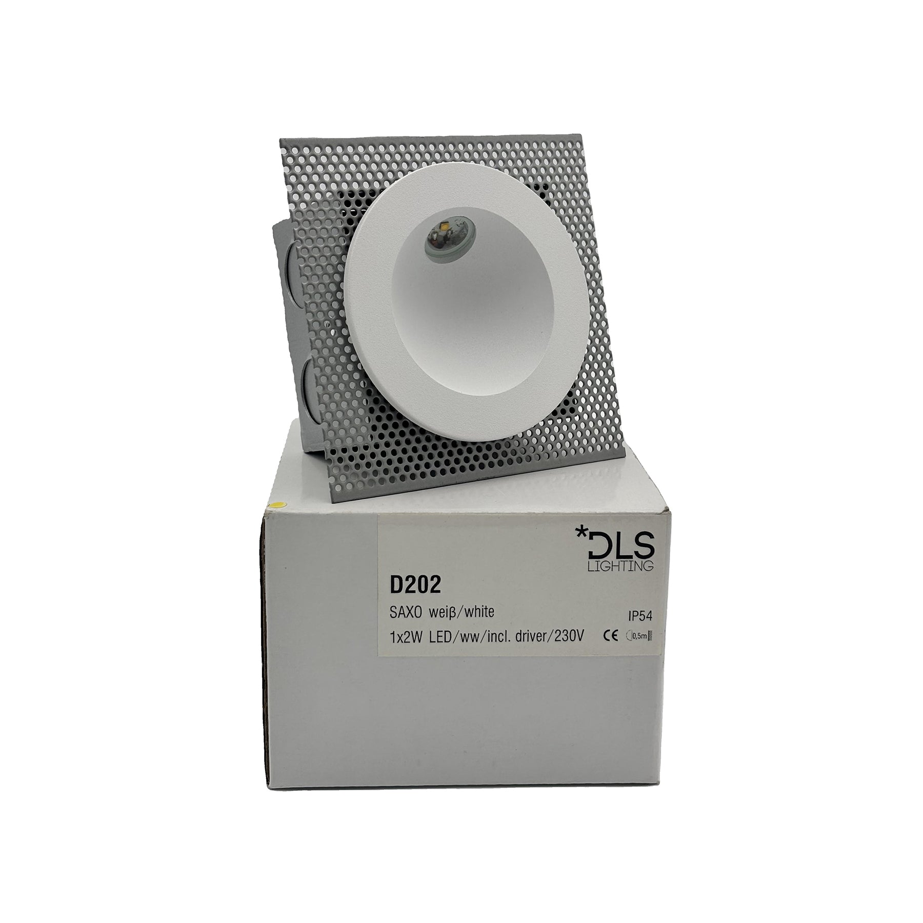 Egger Licht Wandeinbauleuchte SAXO weiß