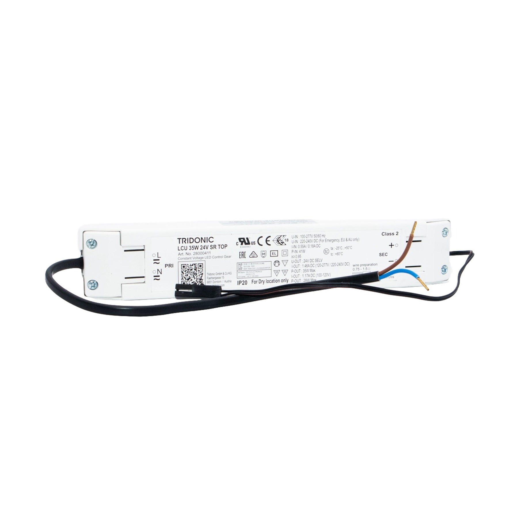 Tridonic Netzteil LCU 24V 35W SR TOP konfektioniert