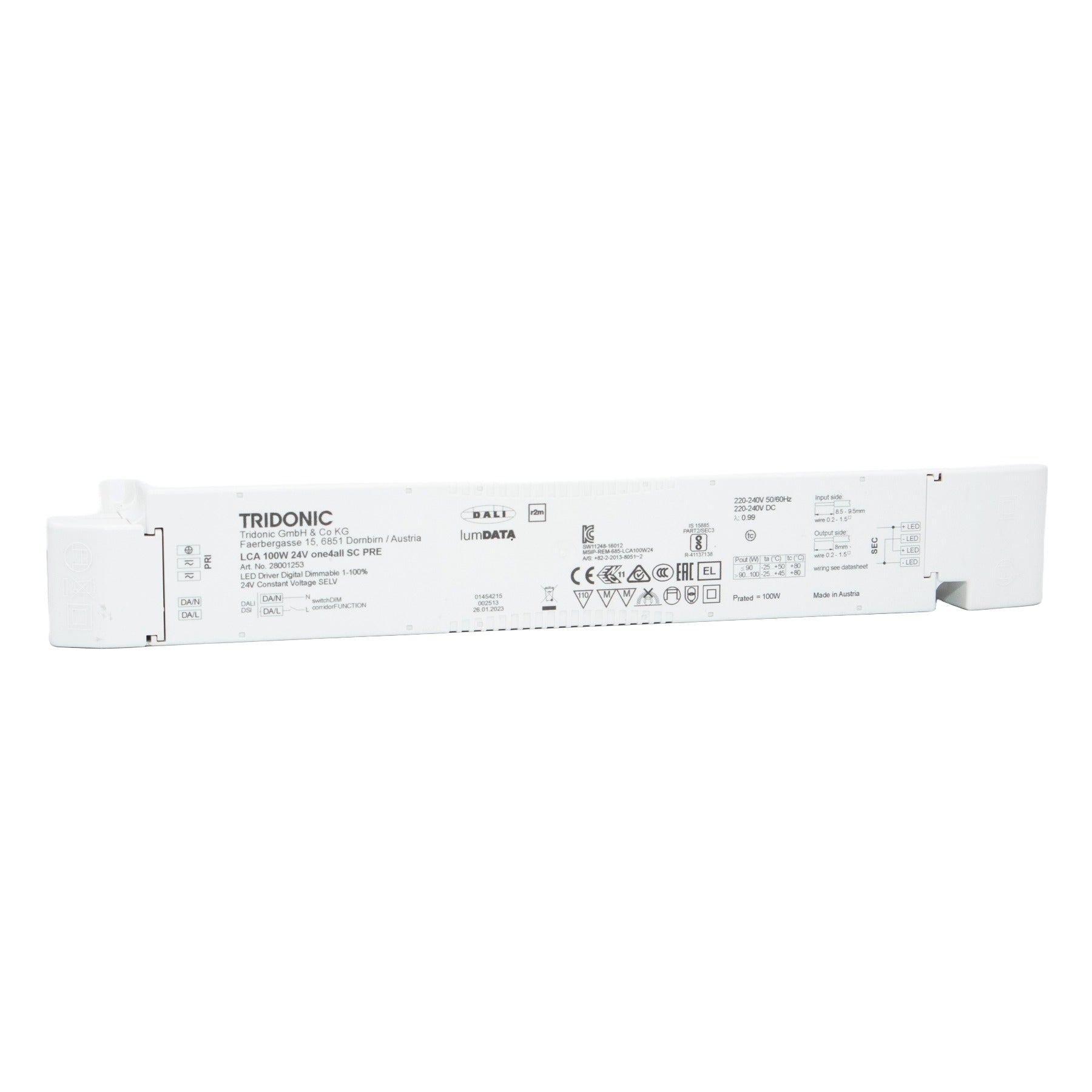Tridonic LED Netzteil LCA 24V 100W one4all SC PRE